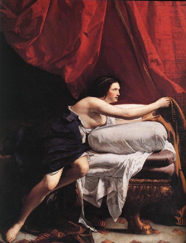 Joseph and Potiphar's Wife (detail) dsg, GENTILESCHI, Orazio